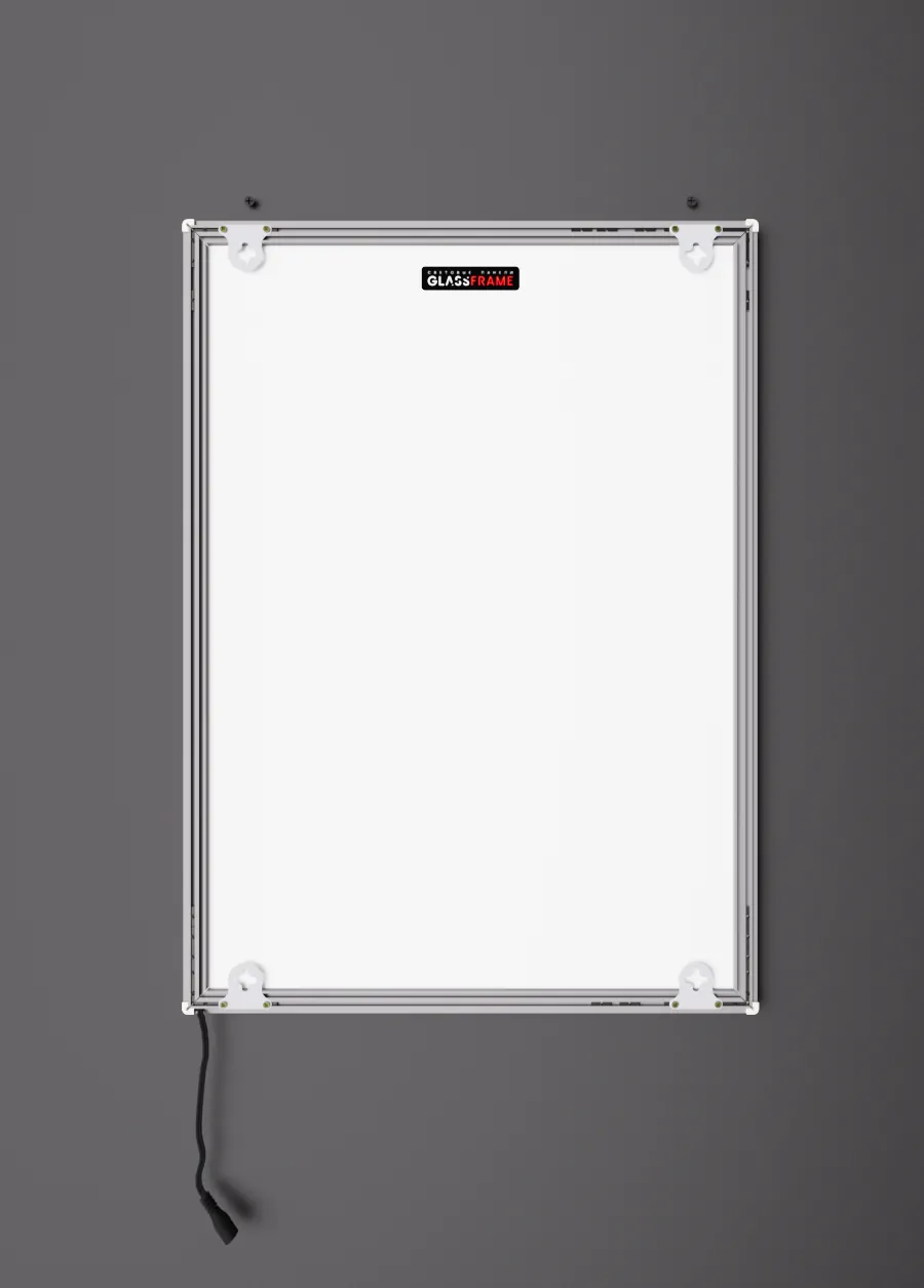 Настенная односторонняя световая панель GlassFrame (Гласфрейм) А2